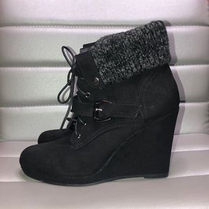 Just Fab Wedge Boots